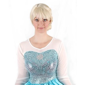 Perruques blondes claires et brunes de 26 '' de long pour une utilisation quotidienne de belle femme - Product Image 1