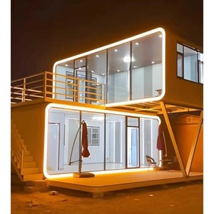 Casas Contenedor Modernas de Alta Calidad de 20 pies y 40 pies, Tipo Cabaña Apple, Duraderas, con Diseño de Cápsula Espacial para una Vida Cómoda - Product Image 4