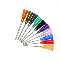 18G vert 1 pouce aiguille de distribution résine époxy liquide colle embouts aiguilles industrielles