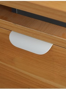 Hot Sale Solid Brass White Handles for Kitchen Cabinets Leaf Style Butterfly Half Moon Drawer Handle Furniture <strong>Knobs</strong> - Product Image 5