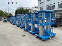 Tables élévatrice électrique, en alliage d'aluminium, à bas prix, capacité de 100 à 300kg, 4 à 18m, hauteur de levage, offre spéciale