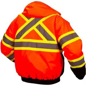 Chaqueta de seguridad de alta visibilidad del fabricante para ingenieros y trabajadores, tira reflectante para mejorar la visibilidad, chaqueta de trabajo - Product Image 5