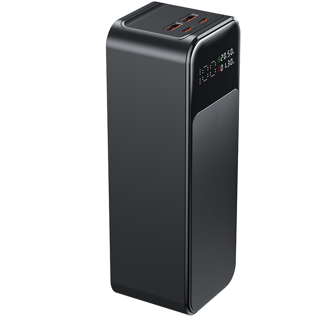 Portable Charger 140W High Power Laptop Small Emergency Power Station PD Dual-Channel LED Display Fast Charging Power Bank