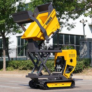 Pengiriman Gratis Mini Crawler <span class=keywords><strong>Dumper</strong></span> Multifungsi Tracked MINI <span class=keywords><strong>Dumper</strong></span> 800KG Mini Transporter Dump <span class=keywords><strong>Truck</strong></span> untuk Konstruksi - Product Image 6