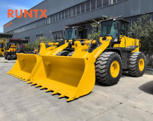 RUNTX China Mesin Mini <span class=keywords><strong>Loader</strong></span> Diesel Kecil 5 Ton Baru, Wheel <span class=keywords><strong>Loader</strong></span> 5 Ton untuk Dijual - Product Image 5