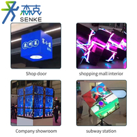 Cubo schermo led esterno interno P2.5 P3 P3.91 P4 wifi 4g cubi led digital signage e visualizza 3d led cubo display