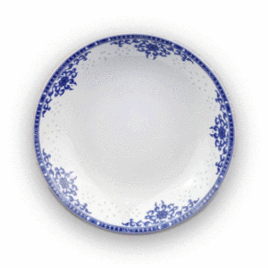 <span class=keywords><strong>Platos</strong></span> <span class=keywords><strong>de</strong></span> Servir <span class=keywords><strong>de</strong></span> <span class=keywords><strong>Melamina</strong></span> con Diseño Inspirado en la Porcelana Azul y Blanca China con Motivo Floral Ornamentado - Product Image 1