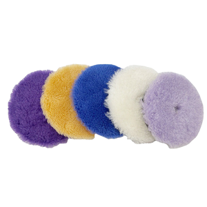 Tampons de polissage abrasifs moyens à grain élevé en laine violette pure à 100 % durables de 5 et 6 pouces pour le polissage de la carrosserie automobile OEM - Product Image 3