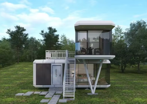 Casa Modular Prefabricada Tipo Cápsula Espacial para Exteriores, Casa Móvil, Cabaña Tipo Apple para Zonas Turísticas, Caseta de Vigilancia, Puesto de Venta Moderno - Product Image 3
