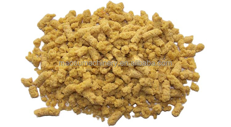 Full fat soya soybean meal extruder machine for animal pig chicken feed