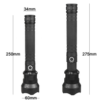 Lampe Torche LED Haute Puissance XHP70.2, Rechargeable USB, Zoomable, Indicateur de Batterie, 5000 Lumens