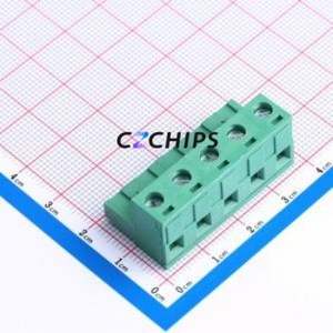KH-ZBK300R-5P-7.62G Plug-in Terminal Block Through hole Component (THT),P=7.62mm Connector 7.62mm Green 5P 1 - Product Image 1