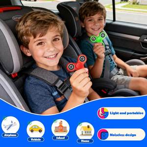 Giroscopio de Plástico Personalizado con Logotipo, Antiestrés, para Niños y Adultos, Juguete Sensorial para Aliviar la Ansiedad, para Autismo, Cumpleaños - Product Image 4
