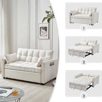 Nuevo Sofá Cama Multifuncional de Tela 2025 Diseño Moderno y Sencillo Plegable de Doble Uso para Hogares Pequeños Sala de Estar y Dormitorio
