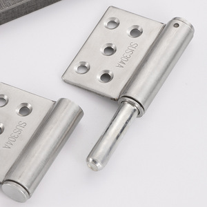 Stainless Steel Flag Hinges 304 4 Hole 180 Degree Opening <b>For</b> Door Window Minimalist Design Easy Installation - Product Image 3