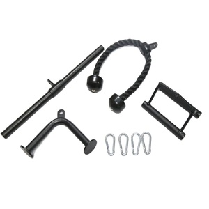 Chinese Factories Lat Bar Attachments, <strong>Triceps</strong> Rope, Weight <strong>Machine</strong> and <strong>Cable</strong> Attachments for Home Gym - Product Image 1