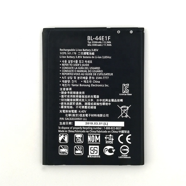 100% Original BL-44E1F Batteries Battery Replacement for LG V20 H990 F800 VS995 US996 LS995 LS997 H990DS H910 H918