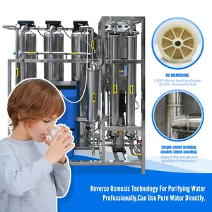 Aomi tanaman sistem air minum, mesin pemurni air Osmosis terbalik untuk industri, air tanah keran