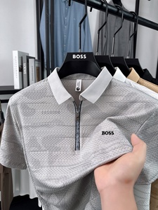 <span class=keywords><strong>Polo</strong></span> Casual para Hombre 2026, Moderno, Sencillo, de Algodón Puro, Transpirable, Antipilling, Versátil - Product Image 3