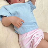 Ensemble d'été pour enfants : Haut tricoté fin respirant à manches courtes et pantalon court, idéal pour la plage et les activités de plein air