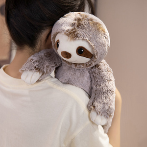 Peluche <span class=keywords><strong>paresseux</strong></span> lestée OEM/ODM - Animal en peluche lourd personnalisé pour soulager l'anxiété et offrir un confort réconfortant - Product Image 4
