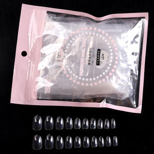 Artsu — faux-ongles transparents ovales courtes, pour manucure, extensions à couverture complète, pour <span class=keywords><strong>Salon</strong></span>, design artistique, fournitures, 500 pièces - Product Image 6