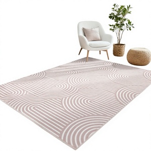 Tapis moderne en fourrure de mouton de Mongolie véritable, couleur unie blanche, à poils ras, durable, pour canapé, lit, usage domestique - Product Image 3