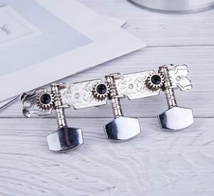 Bán buôn Acoustic Guitar điều chỉnh phím thiết lập 3L + 3R Guitar mở Knob với vít - Product Image 5