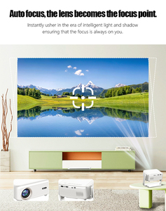 TOSSEDAR Z06 LCD Portable <strong>Projector</strong> Auto Focus 180 ANSI <strong>Lumens</strong> Dual Band Wifi Mini Smart Home Theater <strong>Projector</strong> with Bracket