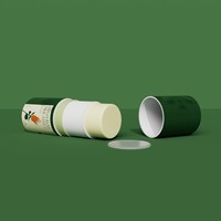 Vente en gros de contenants cosmétiques d'emballage en papier biodégradable Tube en papier torsadé pour bâton déodorant écologique
