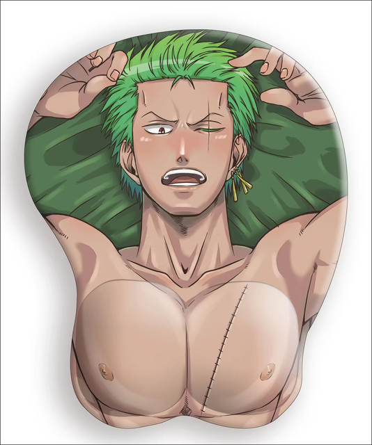 3D Silicone Personalized Cartoon Anime Mouse Pad Customizable Original Man Design Wrist Rest Mouse Pad