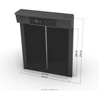 Pintu Kandang Ayam Otomatis Pintar Terlaris dengan WiFi, Sensor Cahaya Surya, Timer, Anti-Jepit, Aman & Tahan Air