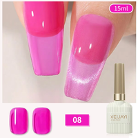 XEIJAYI Gel UV Haute Brillance pour Ongles, Couche de Base et de Finition pour Salon de Manucure, Fourniture Professionnelle pour Vernis Émail Fonctionnel DIY