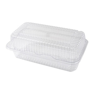 Best Price Recyclable PET Plastic Disposable Transparent Salad Fruit Lettuce Hamburger & Bread Blister Packaging Box - Product Image 5
