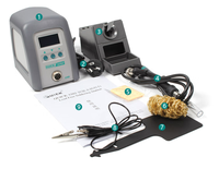 Station de soudage numérique 3202 90W à température réglable 100-550°C, compatible ESD, avec pointe de couteau et écran LCD