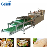 Ligne de production automatique de doner de grande capacité, machine électrique à rouler les pains plats fourrés à la viande, équipement pour kebab