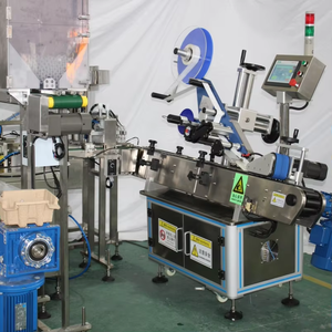 Automatic Electric <b>Labeling</b> <b>Machine</b> With Touchscreen For Flat Surface Packaging High Accuracy Motor Driven 220V - Product Image 2