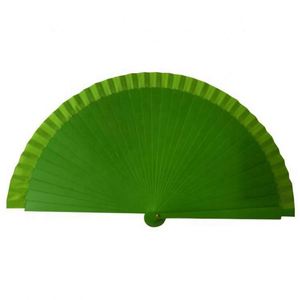 Flamenco Spanish Polka Hand Fan 8 Inches 23Cm/27Cm Wood Fan Two Sides Painted Black Dot - Product Image 3