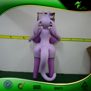 ของเล่นเป่าลมรูปมังกรฮงยี่ ของเล่นเป่าลมกูดรา ตุ๊กตาเป่าลมรูปสาวอนิเมะ - Product Image 5