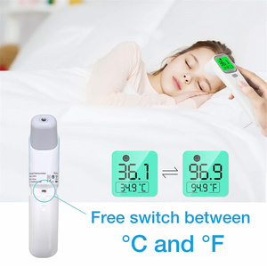 Nhiệt Kế Hồng Ngoại Kỹ Thuật Số Không Tiếp Xúc Với Nhiệt Kế CE ISO Phê Duyệt Y Tế Termometro Kỹ Thuật Số Hồng Ngoại Trán Tai Nhiệt Kế Kỹ Thuật Số - Product Image 4