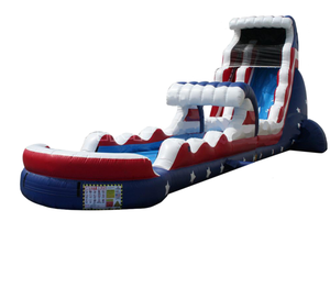 Piscina inflable Comercial de china, toboganes acuáticos americanos, Parque antideslizante, hinchables, <span class=keywords><strong>con</strong></span> piscina desmontable - Product Image 1