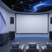Barra de Sonido 5.1 con Subwoofer, Sistema de Audio con Altavoces, Ideal para Sistema de Cine en Casa, Fabricada a Medida en Material Metálico