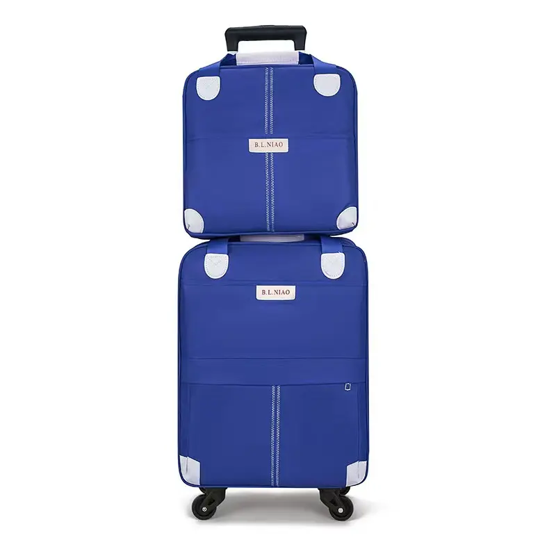 Novo conjunto de bagagem com 4 rodas e bolsa, mala giratória leve e expansível, com rodinhas, para viagem