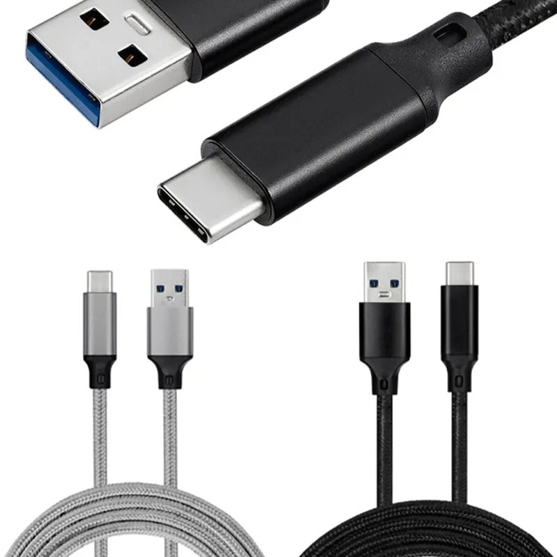 USB3.2 10Gbps כבל USB סוג USB C 3.1/3.2 Gen2 כבל העברת נתונים USB C SSD דיסק קשיח כבל 3A 60W QC 3.0 טעינה מהירה