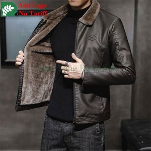 Spring and Autumn Suede Jacket Men's American Retro Motorcycle Suit Advanced Gradient <strong>Sfumato</strong> Aviator Leather Jacket - Product Image 4