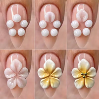 Gel de sculpture pour ongles en gros, Gel de construction pour ongles, Gel de sculpture 3D, Fournitures d'art ongulaire en relief floral, Marque privée OEM