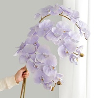 YOPIN-8150 Orchidée Phalaenopsis à 10 têtes en soie artificielle haute simulation, longue tige, pour mariage