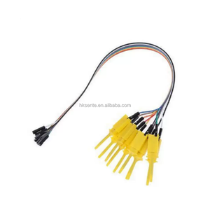 Lot de 10 pinces de test avec fil Dupont pour analyseur logique, multimètre et sonde de test - Product Image 3