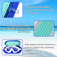 Sac de plongée en maille à séchage rapide avec sangle de suspension, pochette zippée pour masque de plongée et équipement de natation