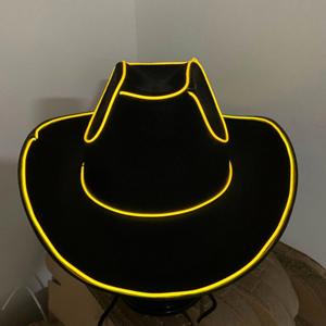 Wholesale Music Festival LED Cowboy <b>Hat</b> Fashion Light Halloween Cowgirl <b>Hat</b> - Product Image 4